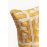 Pernuta decorativa Meander Auriu 50x50 cm