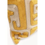 Pernuta decorativa Meander Auriu 50x50 cm