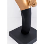 Figurină decorativă Horse Head auriu 180 cm
