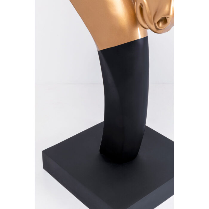 Figurină decorativă Horse Head auriu 180 cm