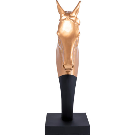 Figurină decorativă Horse Head auriu 180 cm