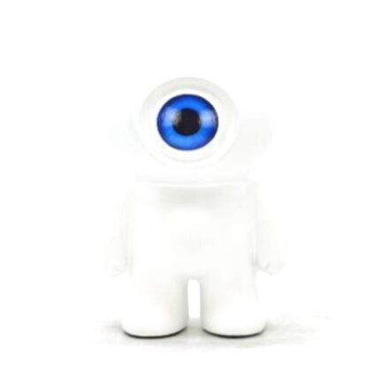 FIGURINĂ DECORATIVĂ EYE TOTEM ALB 25 CM