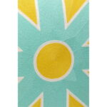 Pernă Icon Sun Turcoaz Ø50cm