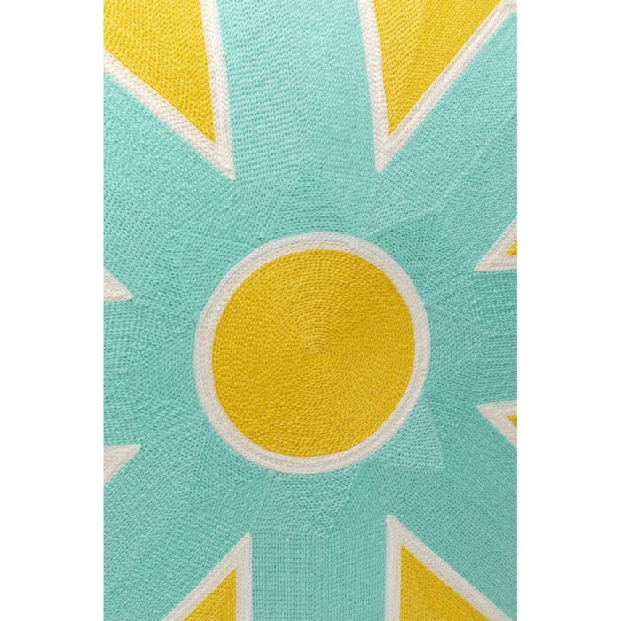 Pernă Icon Sun Turcoaz Ø50cm