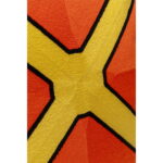 Pernă Icon Cross Portocalie Ø50cm