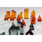 Obiect decor Crystal Sah 37x37cm