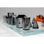 Obiect decor Crystal Sah 37x37cm