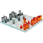 Obiect decor Crystal Sah 37x37cm