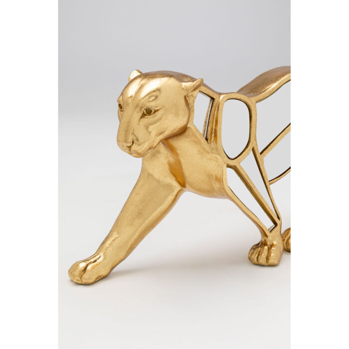 Figurină Deco Leopard Oglindă 17cm