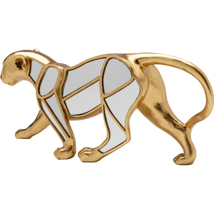 Figurină Deco Leopard Oglindă 17cm