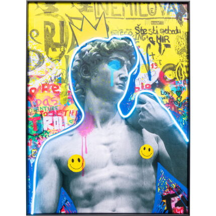 Tablou David Graffiti LED 60x80cm
