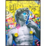 Tablou David Graffiti LED 60x80cm