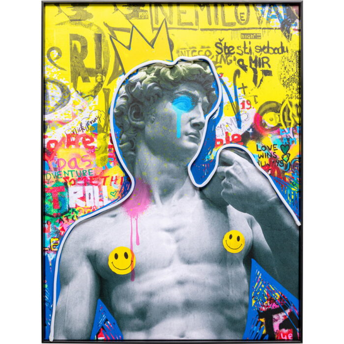 Tablou David Graffiti LED 60x80cm