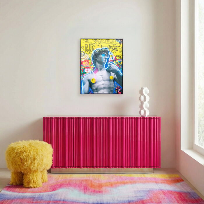 Tablou David Graffiti LED 60x80cm