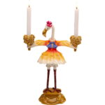 Suport lumânare Flamingo Royal 45cm