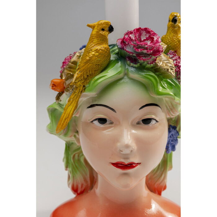 Suport lumânare Parrot Lady 15cm