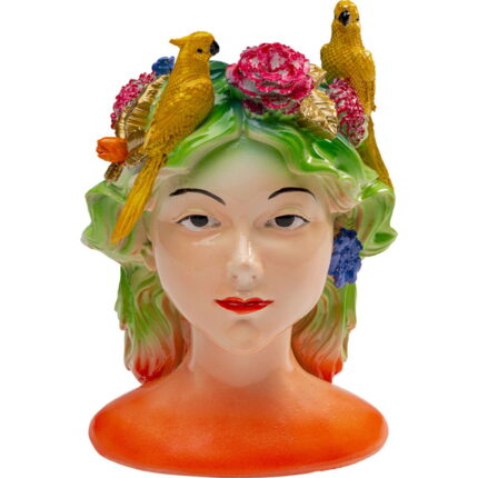 Suport lumânare Parrot Lady 15cm