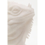 Obiect Deco Iguana Alb 82cm