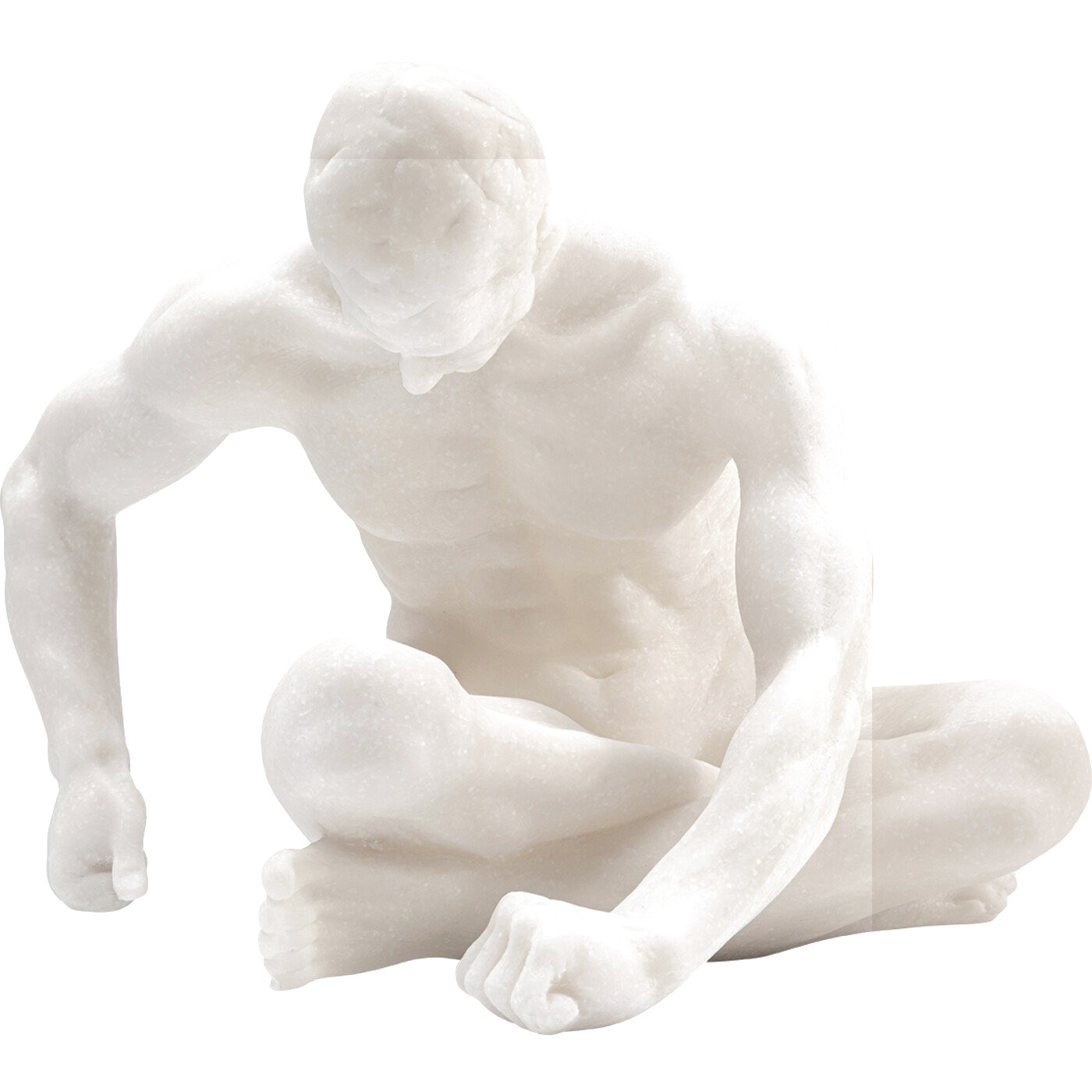 KARE-58745-alb OBIECT DECORATIV BODY STRECH 33CM