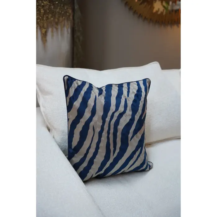 PERNA DECORATIVA ZEBRA 50X50 CM - imagine 3