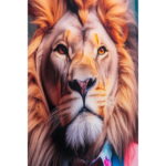 Tablou de sticlă Suit Lion 80x120cm