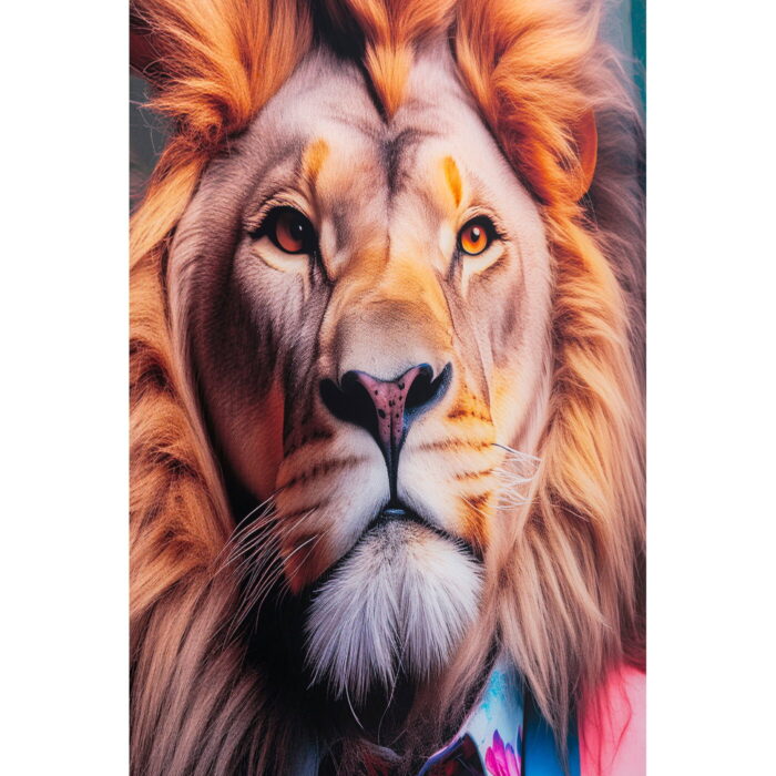 Tablou de sticlă Suit Lion 80x120cm