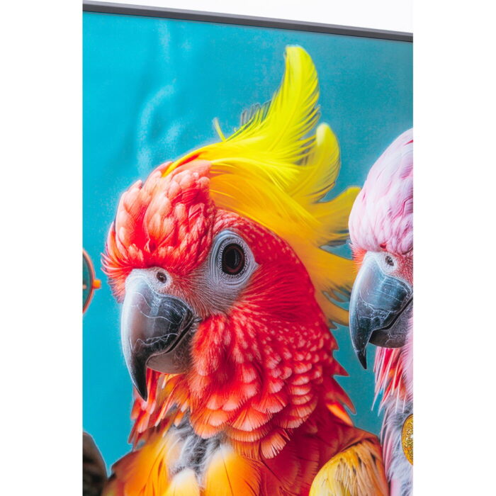 Tablou de sticlă Cockatoo Chatter 150x100cm