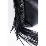 Pernă Black Fringes 45x45cm