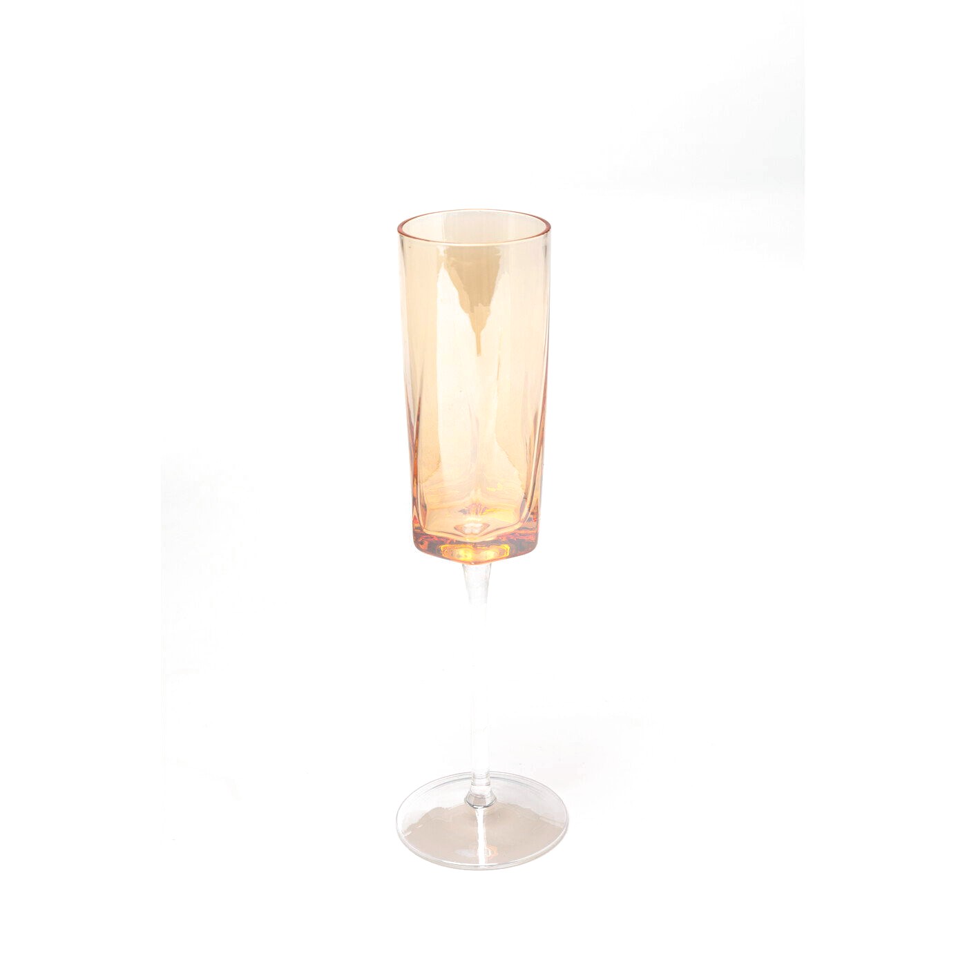KARE-58954-alb PAHAR DE ȘAMPANIE DIANA AMBER