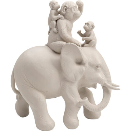 Figurina decorativa Animal Circus Greige 19cm