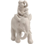 Figurina decorativa Animal Circus Greige 19cm