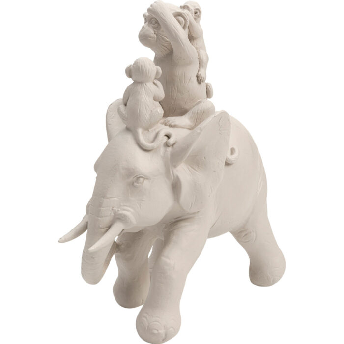 Figurina decorativa Animal Circus Greige 19cm