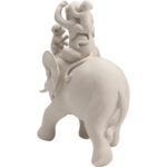 Figurina decorativa Animal Circus Greige 19cm