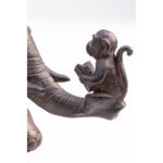Figurina decorativa Reading Monkey maro21cm