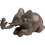 Figurina decorativa Reading Monkey maro21cm