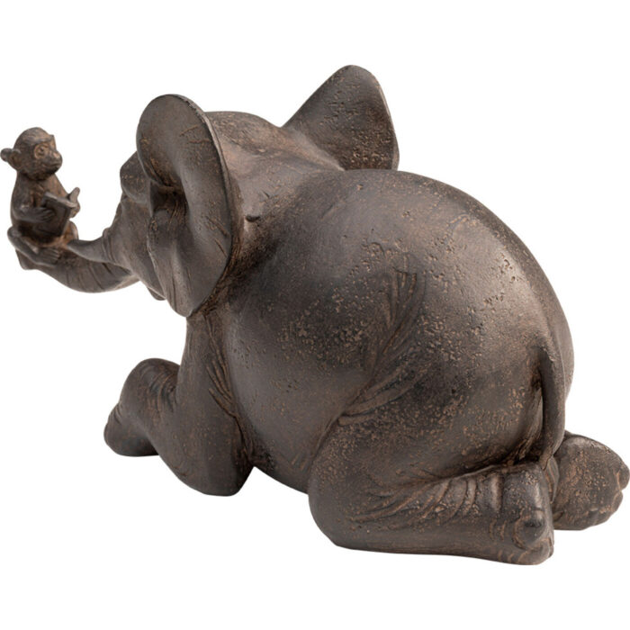 Figurina decorativa Reading Monkey maro21cm
