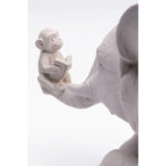 Figurina decorativa Reading Monkey Greige 21cm