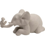 Figurina decorativa Reading Monkey Greige 21cm