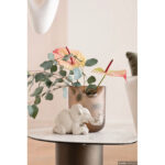 Figurina decorativa Reading Monkey Greige 21cm