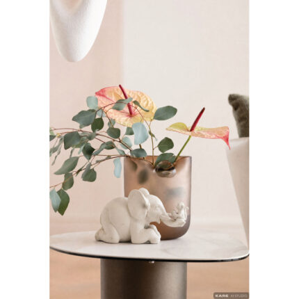 Figurina decorativa Reading Monkey Greige 21cm