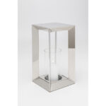 Felinar Cubic argintiu 36 cm