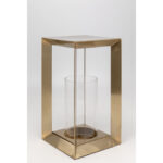 Felinar Cubic auriu 36 cm