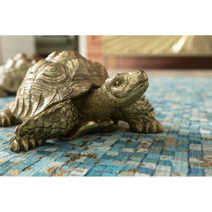 Figurina Decorativa Turtle Auriu Small