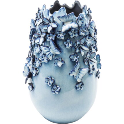 Vaza Butterflies LightAlbastru 35 CM
