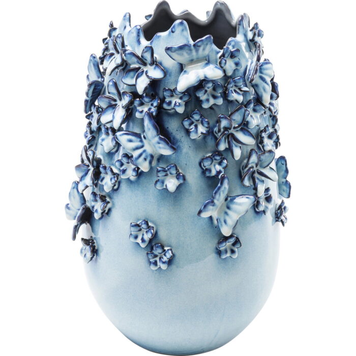 Vaza Butterflies LightAlbastru 35 CM