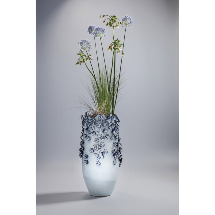 Vaza Butterflies LightAlbastru 50 CM