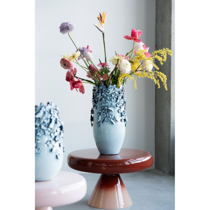 Vaza Butterflies LightAlbastru 50 CM