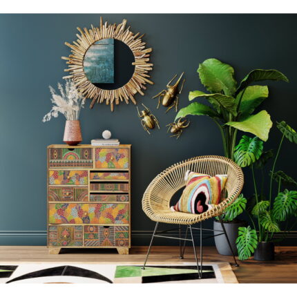 Decoratiune perete Atlas Beetle Auriu