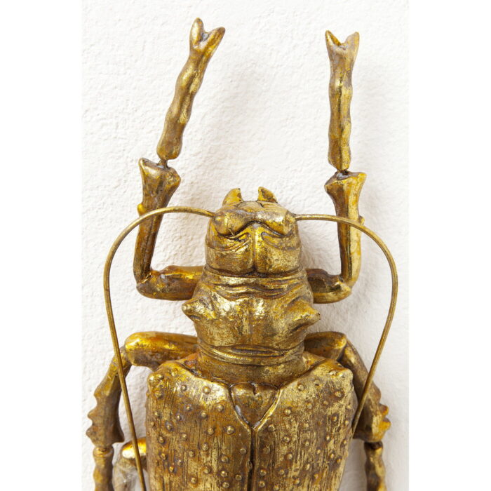 Decoratiune perete Longicorn Beetle Auriu