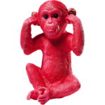 Pusculita Monkey Kikazaru Rosu